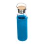 Üveg ivópalack neoprén tokban, 600 ml