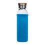 Üveg ivópalack neoprén tokban, 600 ml