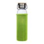 Üveg ivópalack neoprén tokban, 600 ml