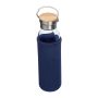 Üveg ivópalack neoprén tokban, 600 ml