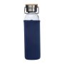 Üveg ivópalack neoprén tokban, 600 ml