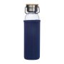 Üveg ivópalack neoprén tokban, 600 ml