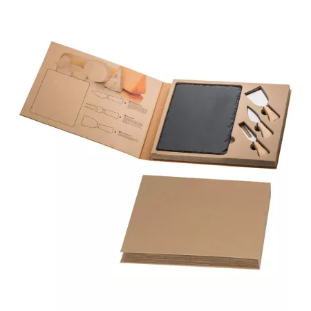 Sajt szett pala vágódeszkával