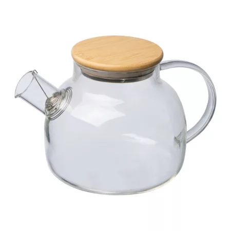 Üveg kancsó bambusz tetővel, 1000 ml