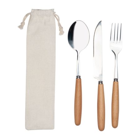 Evőeszköz készlet pamut tasakban