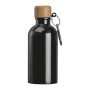 Rozsdamentes acél ivópalack karabinerrel, 400ml