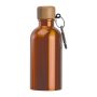 Rozsdamentes acél ivópalack karabinerrel, 400ml