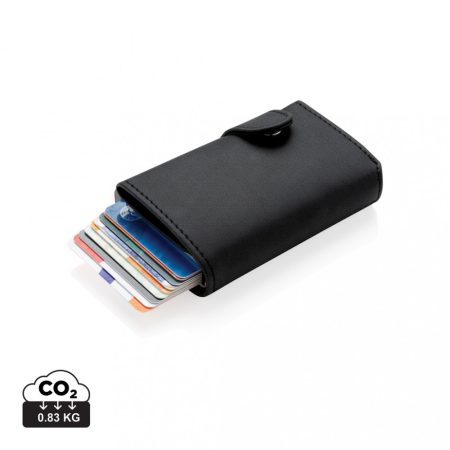 Standard alumínium RFID kártyatartó PU pénztárcával