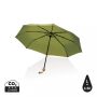   20,5"-es Impact AWARE™ RPET mini bambusz esernyő 190T
