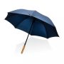 23"-es Impact AWARE™ RPET félautomata bambusz esernyő 190T