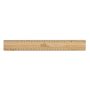 Timberson extra vastag 30 cm-es kétoldalas bambusz vonalzó