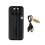 Turbopack RCS újrah.műa.powerbank 10000mAh beépített kábelek
