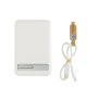 Zen RCS újrah. műanyag 5000mAh 5W mágneses bambusz powerbank