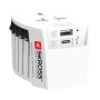 SKROSS világjáró adapter MUV 2 pólusú USB-A-val és C-vel