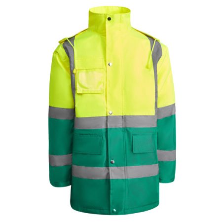 MERAK Kombinált és bélelt, jól láthatósági parka